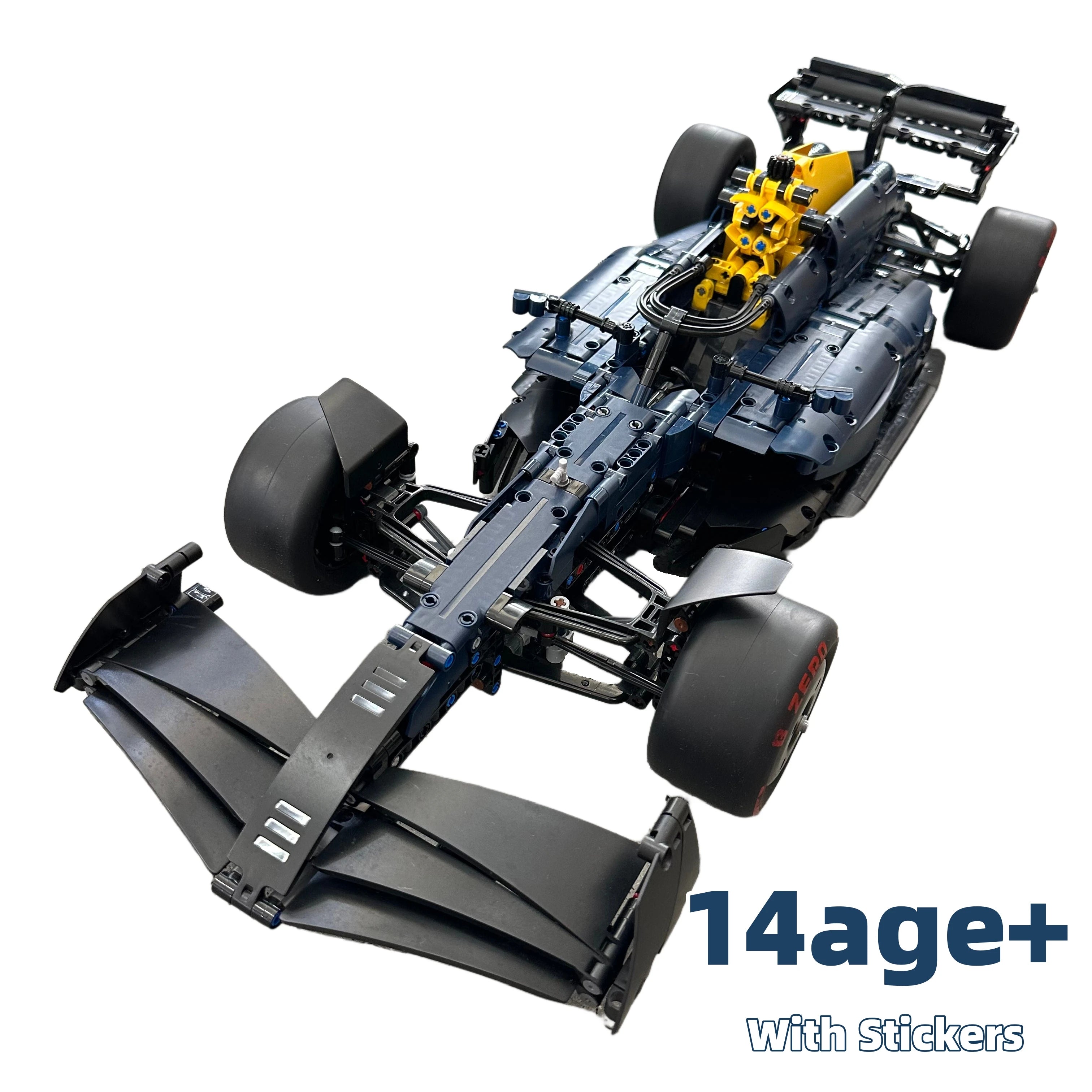 Racing Car Building Block Kit – W14, SF-24 & 42171 Models | High-Performance Super Sports Cars | DIY Toy