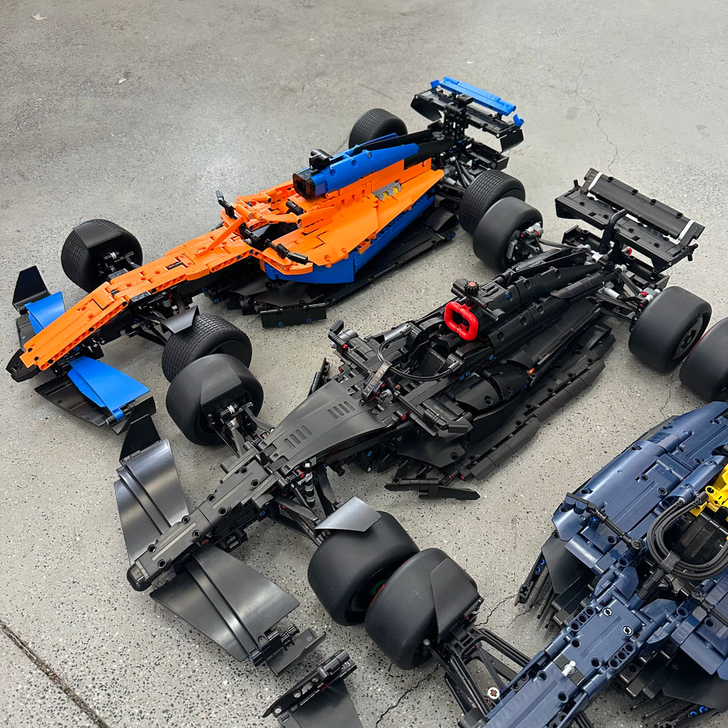 Racing Car Building Block Kit – W14, SF-24 & 42171 Models | High-Performance Super Sports Cars | DIY Toy