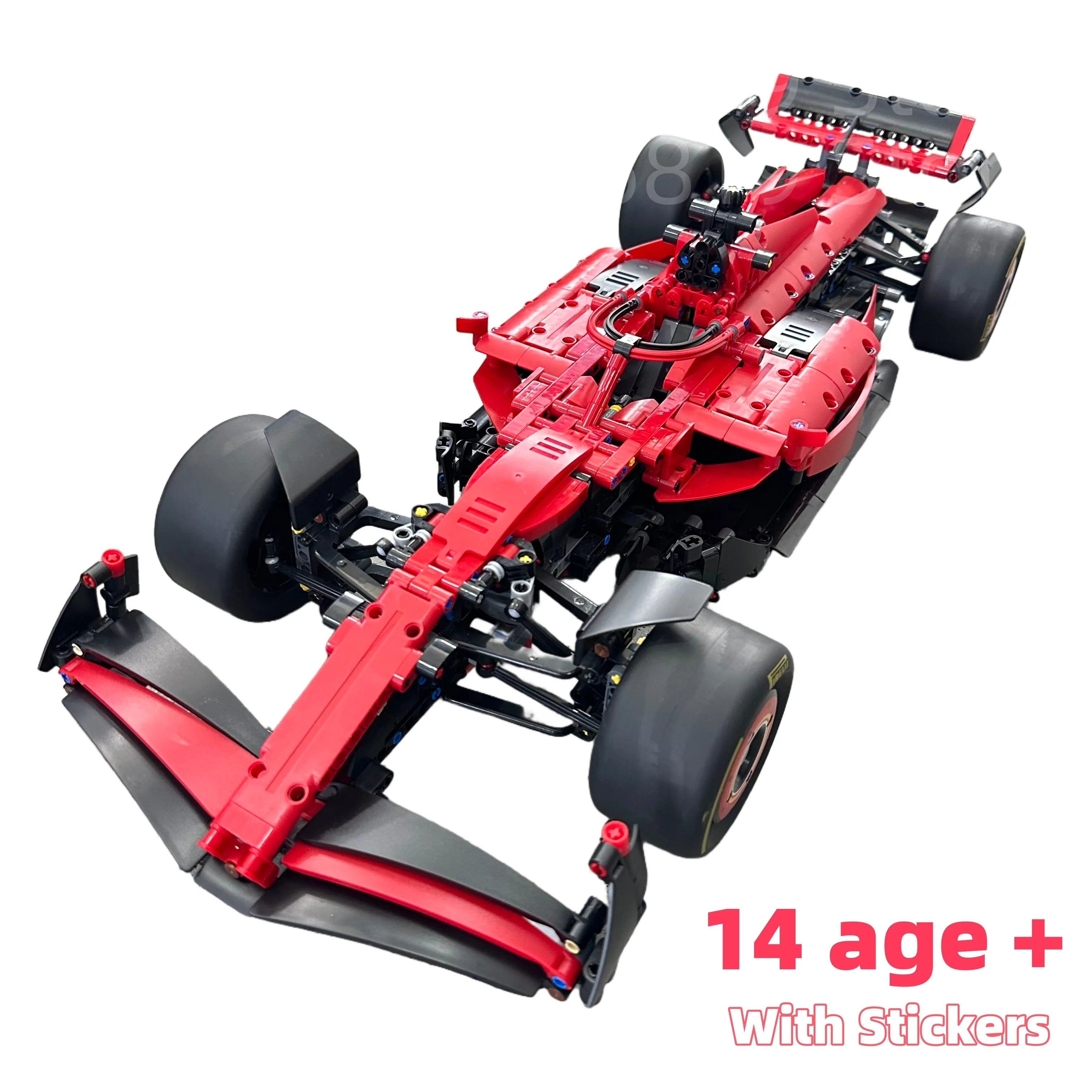 Racing Car Building Block Kit – W14, SF-24 & 42171 Models | High-Performance Super Sports Cars | DIY Toy
